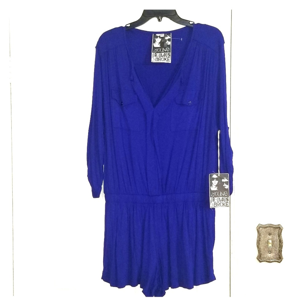 Young Fabulous & Broke shorts romper